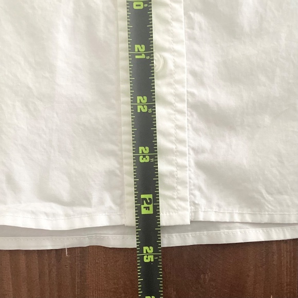 Richer Poorer White Button Down Shirt XS Cotton Classic Minimalist - Picture 6 of 11